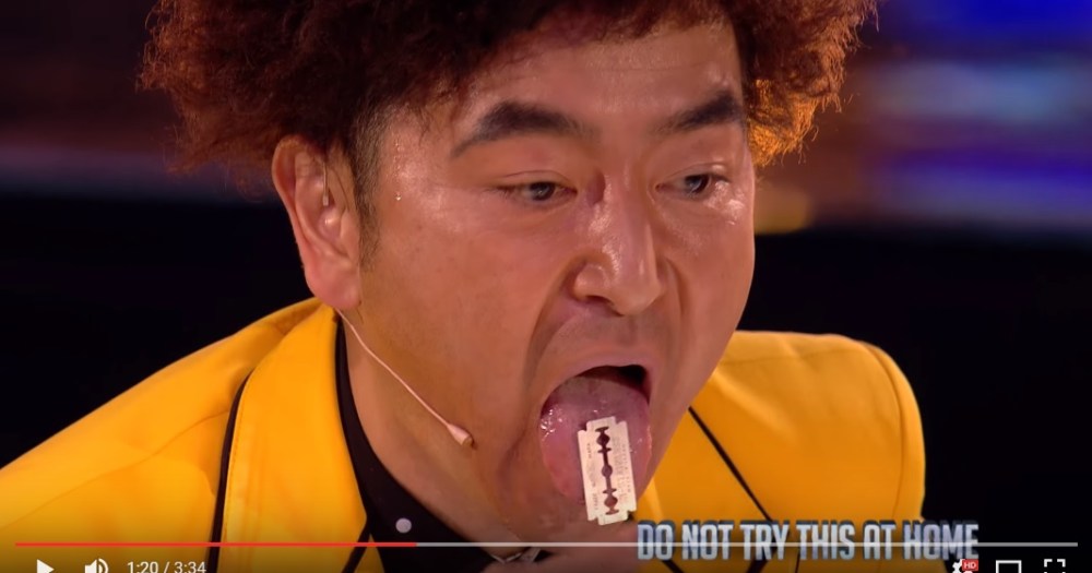 Japanese magician’s cutting-edge performance stuns judges on Britain’s