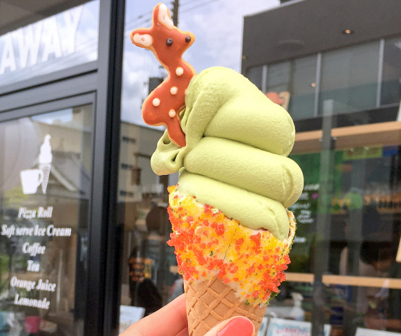 Green tea ice cream from Nara combines everything we love about the city into one cute dessert