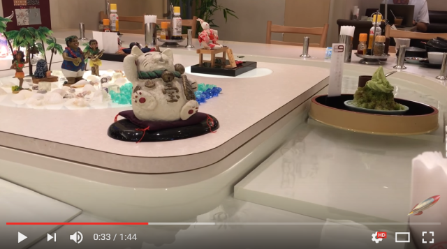 Move over revolving sushi – Japanese cafe floats desserts to you on a beautiful river counter!