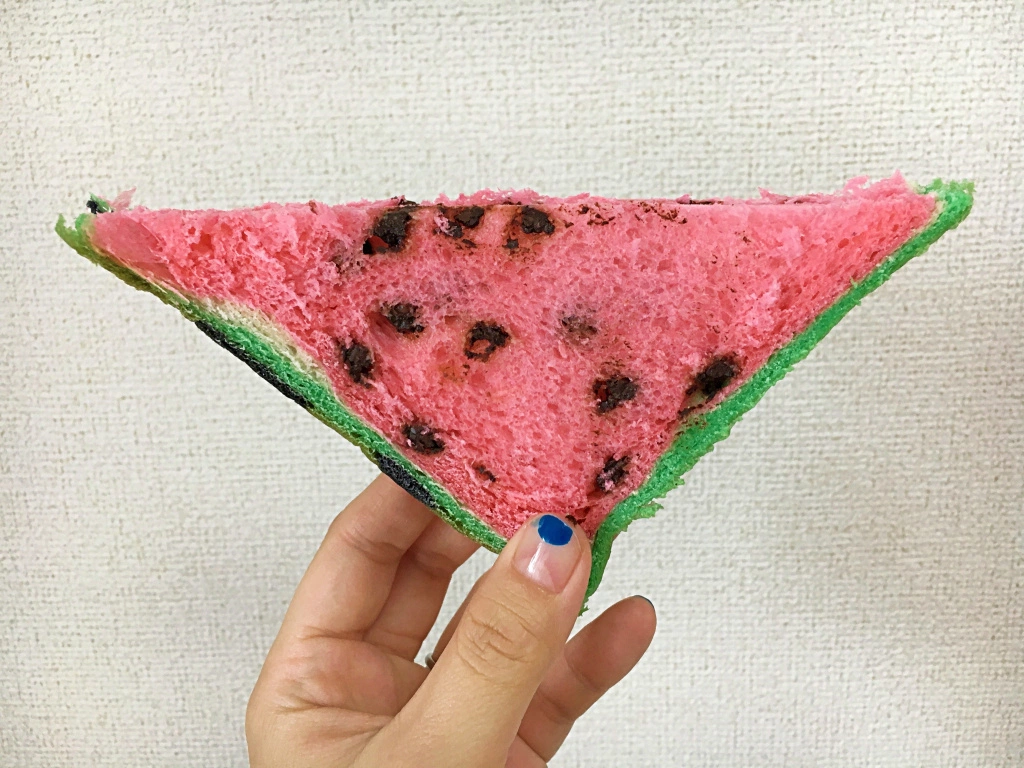 Move over square watermelons Japan now has square watermelon bread
