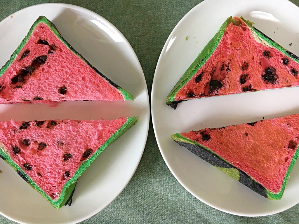 Move over square watermelons Japan now has square watermelon bread
