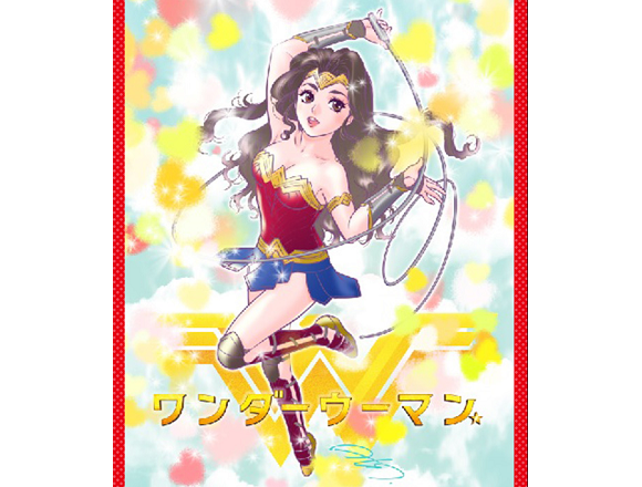 Anime artist pros draw Wonder Woman to celebrate film's Japanese  opening【Art】 | SoraNews24 -Japan News-