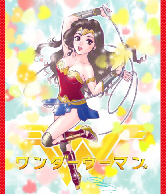 Anime Artist Pros Draw Wonder Woman To Celebrate Film S Japanese Opening Art Soranews24 Japan News