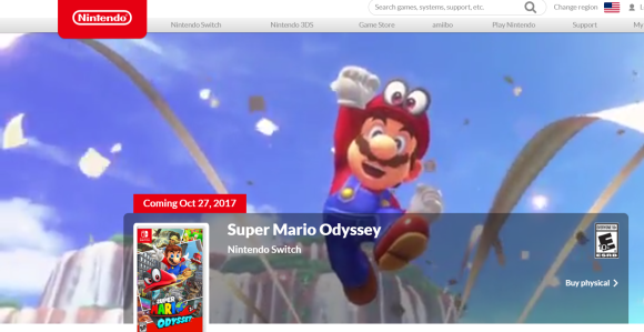 Super Mario Odyssey, Software