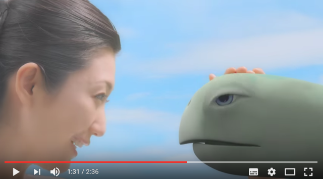 Sexy Japanese actress strokes turtle head in tourism promotion video drawing complaints【Video】