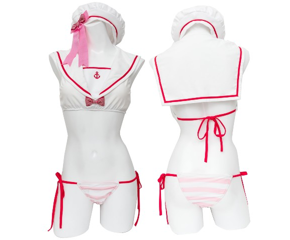 Japan’s new sailor suit-inspired swimsuits bring classroom style to the beach