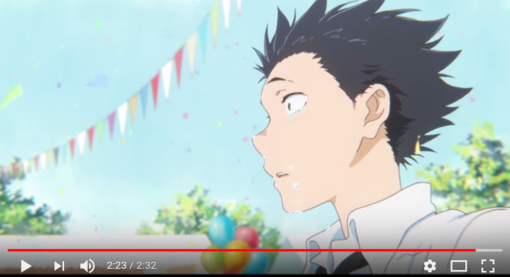 a silent voice anime about bullied deaf girl gets english