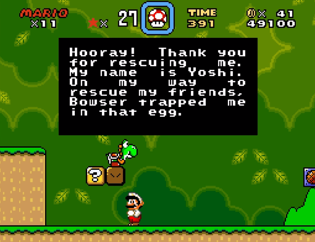 Nintendo confirms that yes, Mario is punching Yoshi in the back of the ...