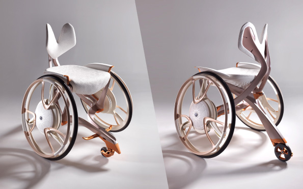 Gorgeous Japanese wheelchair merges mobility with elegant wedding dress ...