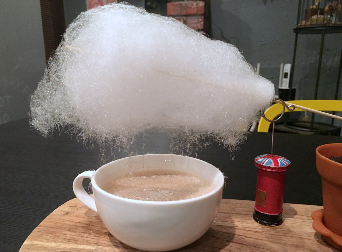 Kyoto “Cloud Drink” lets you taste the weather as it turns into rain