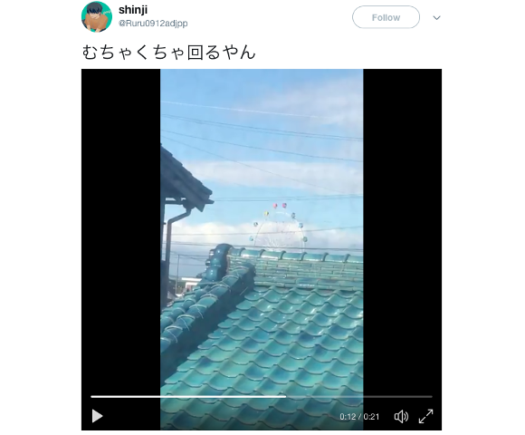 Frightening video shows the effect of typhoon winds on Ferris wheel in Japan