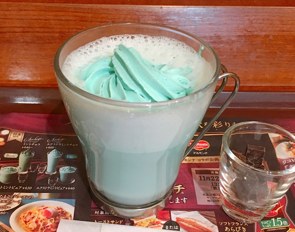 Japanese cafe’s new hot mint chocolate beverages are a cool way to keep warm this winter