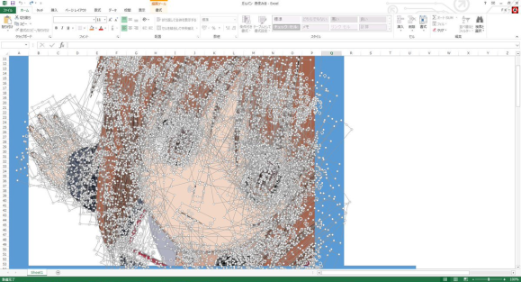 Anime Fan Creates Stunning Character Artwork Using Nothing But Microsoft Excel Soranews24 Japan News