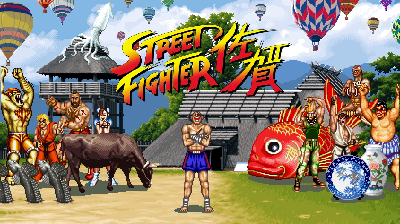 Street Fighter 1 (Arcade) Thailand Stage 2: Ryu vs. Sagat + Ending 