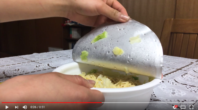 Japan unknowingly wastes over four metric tons of vegetables a year in its instant noodles【Video】