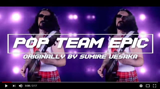Opening theme of popular troll anime Pop Team Epic gets awesome heavy metal cover【Video】