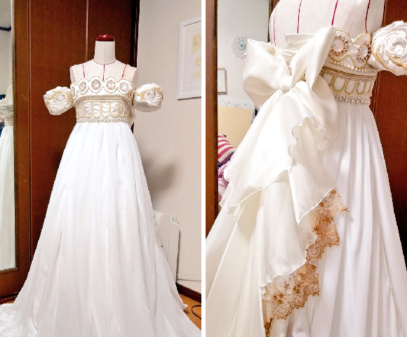 Matrimonial Moon Cosplay Fan Makes Sailor Moon Wedding Gown For Friend In Just One Month Pics Soranews24 Japan News