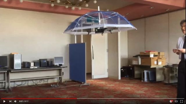 Drone-powered parasols possibly coming to Japanese golf courses in 2019