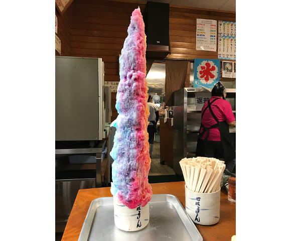 Japan’s craziest shaved ice is so huge you can’t eat it sitting down