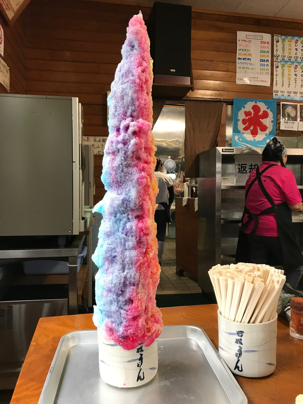 Japan’s craziest shaved ice is so huge you can’t eat it sitting down