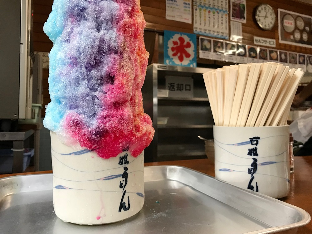 Japan’s craziest shaved ice is so huge you can’t eat it sitting down