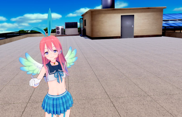 Japanese VR game lets you live the wonderful fantasy of getting poked in the chest by a cute girl