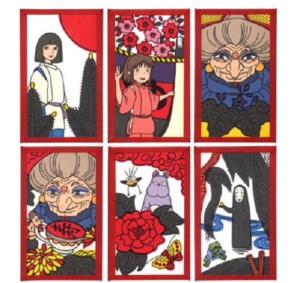 Anime Spirited Away finds a new way to be beautiful with gorgeous traditional hanafuda card set