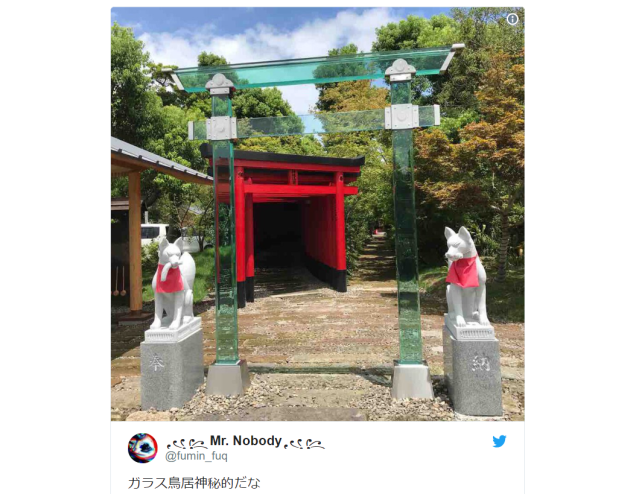 This Shinto shrine’s gorgeous glass gateways are the only ones of their kind in all Japan【Photos】