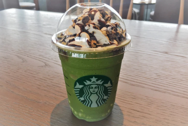 The real star of Starbucks’ new Matcha S’more Frappuccino is its huge matcha powder boost