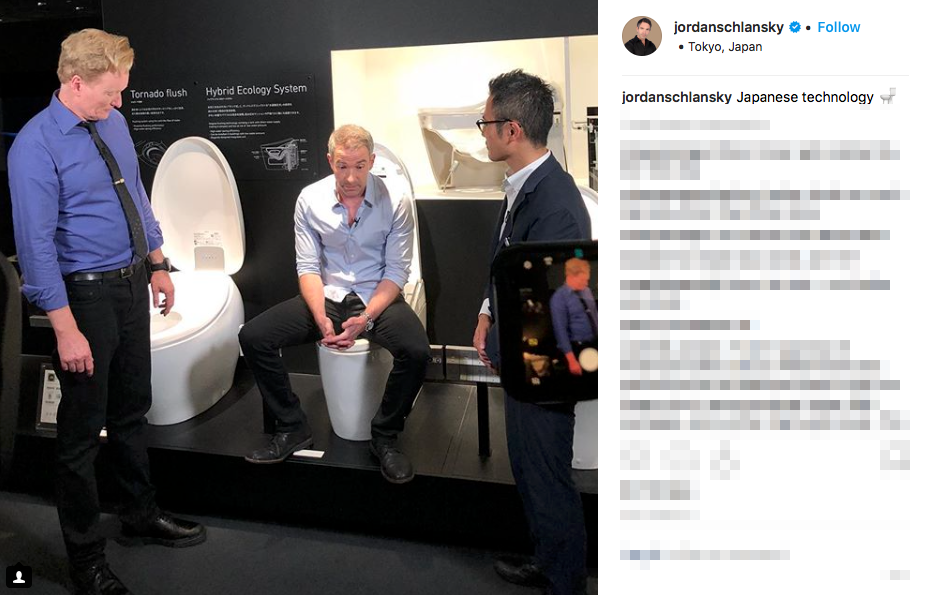 forhold majs med tiden What happened when Conan O'Brien visited the Toto Japanese toilet showroom  in Tokyo 【Video】 | SoraNews24 -Japan News-