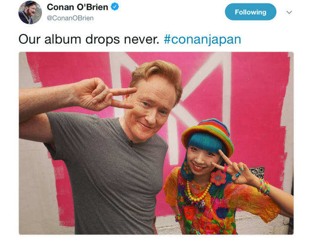 Conan O’Brien arrives in Japan, dresses up as a Harajuku girl in Tokyo 【Pics & Videos】