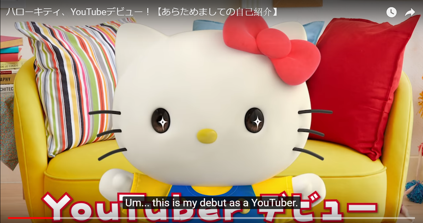 Hello Kitty S Hilariously Meta Youtube Debut Is A Hit With Netizens Earns Likes And Subscribers Soranews24 Japan News