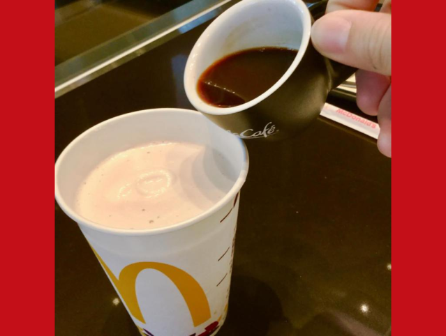 We try the viral “McAffogado”: Does adding espresso to a Vanilla McShake really make it good?
