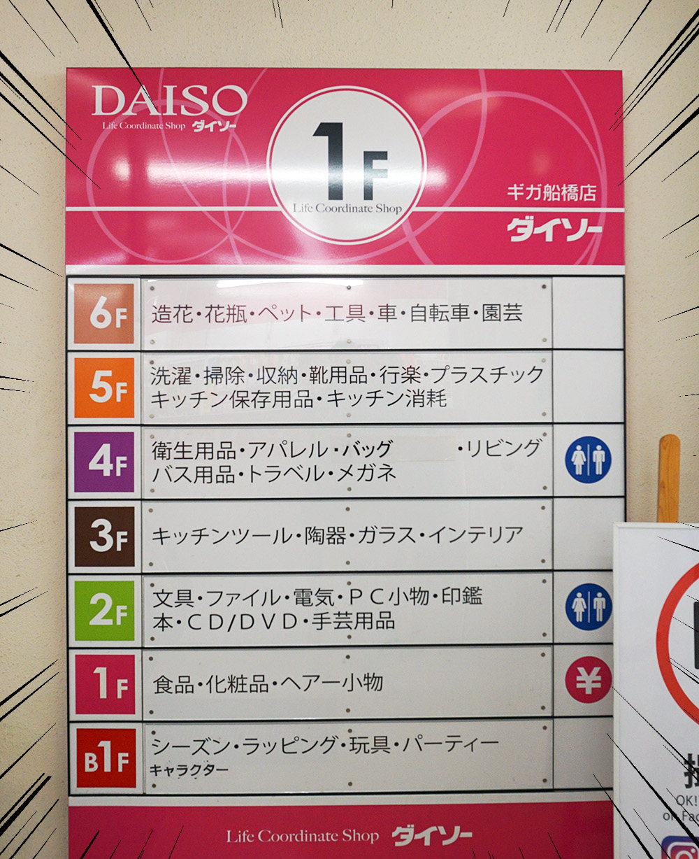 A visit to the largest Daiso 100 yen shop in all Japan【Photos