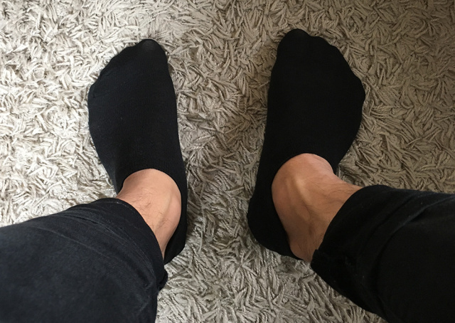 We couldn’t believe it when we found a pair of extremely comfortable socks for only 100 yen