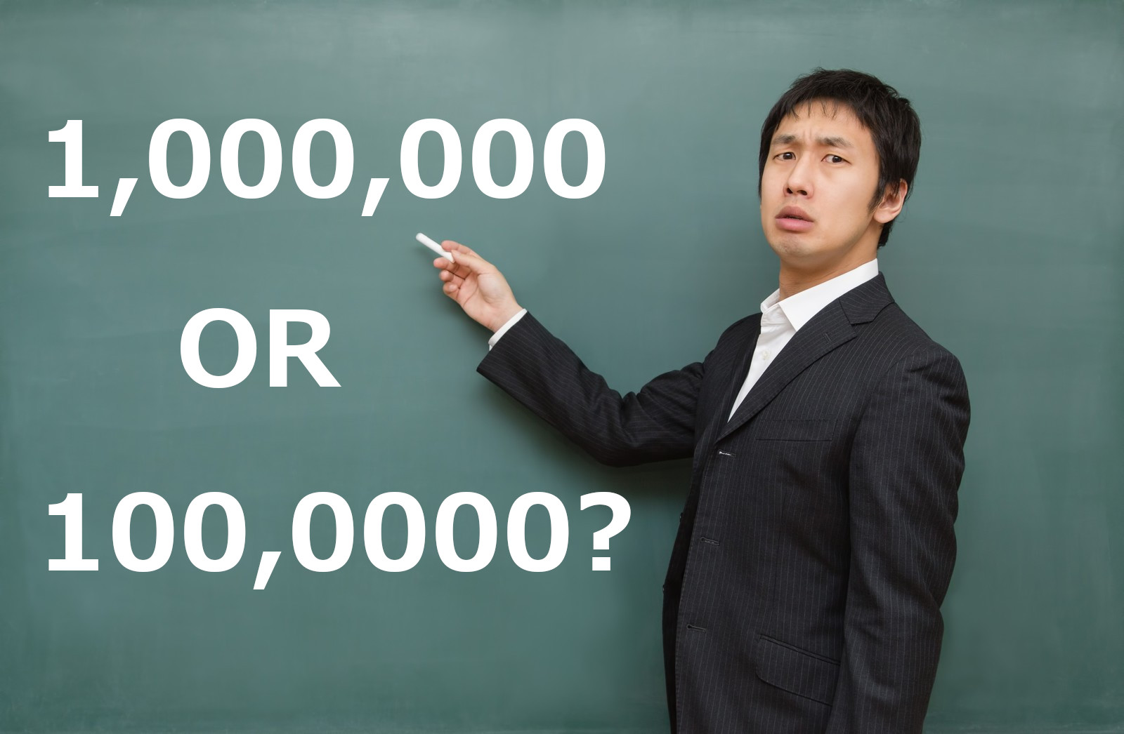 10,000 or 1,0000? Japanese schools are starting to move commas on big numbers, but why