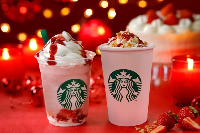 Starbucks Japan unveils new Merry Strawberry Cake Frappuccino for ...