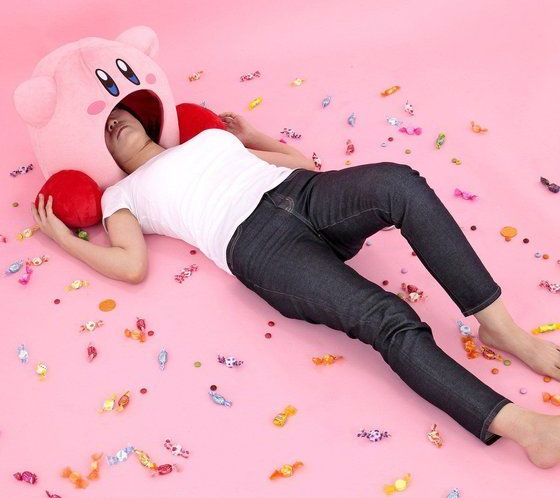 Kirby will devour you and your kids as an adorable new plushie pillow【Photos】