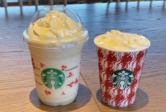 We try Starbucks Japan's new White Chocolate Snow Frappuccino