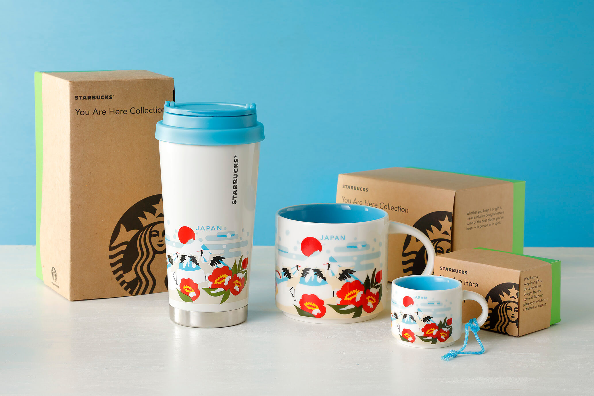 Starbucks Japan adds new winter Mt Fuji mugs to regionexclusive You Are Here Collection