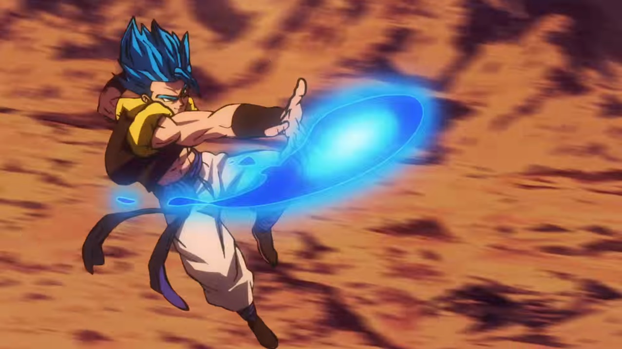 This pin shows gogeta blue and shows broly super sayain 1 but he