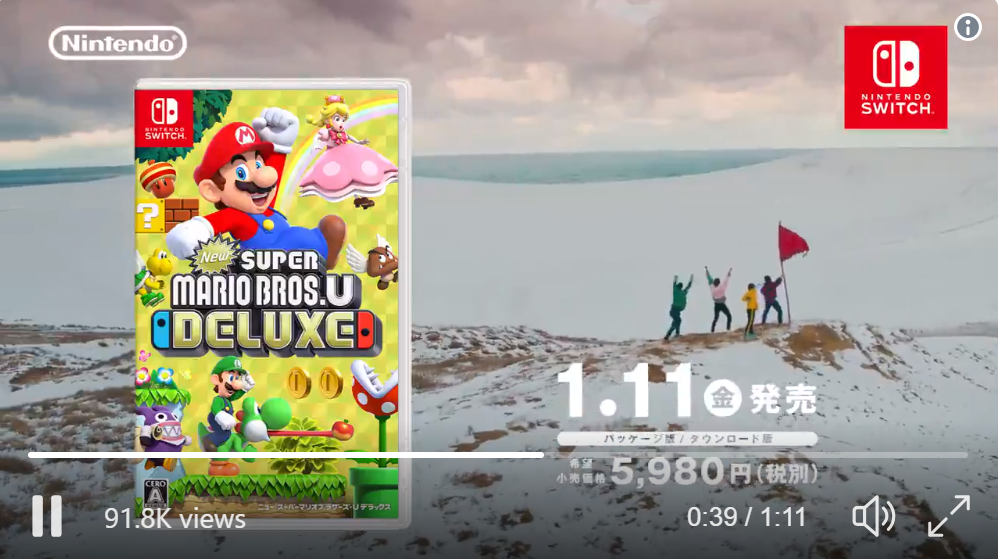 Jogo Nintendo Switch Super Mario Bros U (Deluxe Edition)