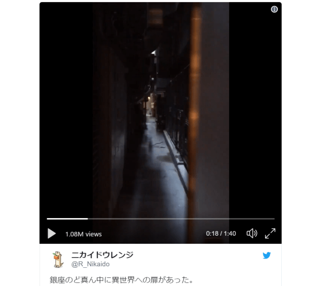 Man finds incredible “door to another world” right in the middle of Tokyo【Video】