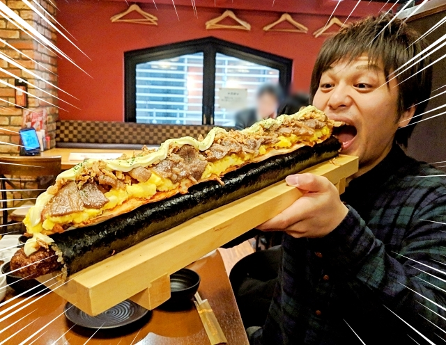 We summon the Devil’s “sushi roll” in Tokyo because we need to eat this 6,000-calorie thing