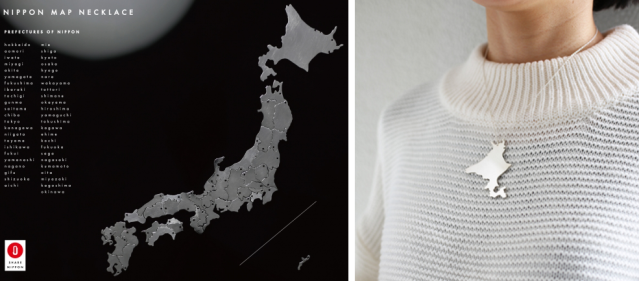 Tokyo accessory maker turns Japan’s prefectures into pieces of art to wear around your neck