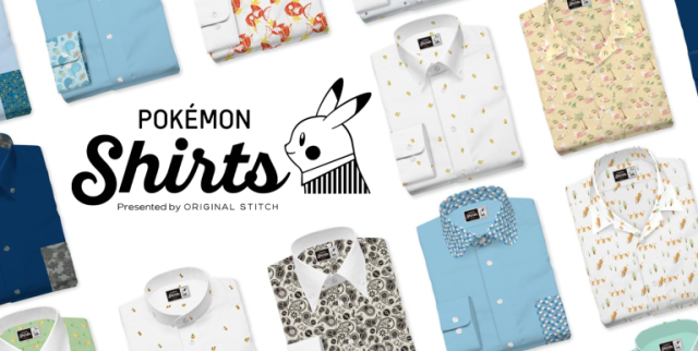 Dozens of new Pokémon dress shirt designs revealed as maker confirms women’s sizes available too