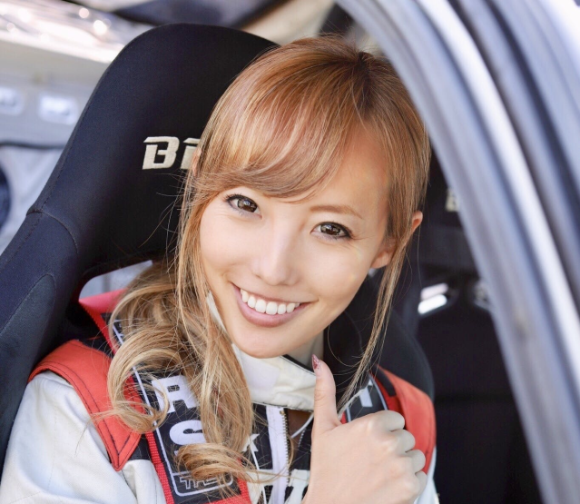 Beautiful Japanese race queen goes from trackside to driver’s seat as she becomes pro drifter