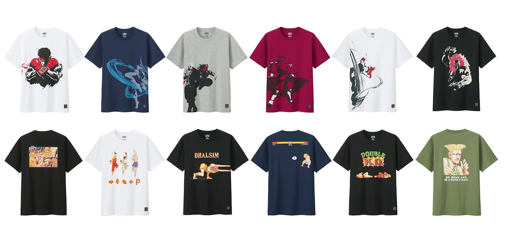 Here comes a new T-Shirt! Uniqlo Street Fighter II and V shirts ...