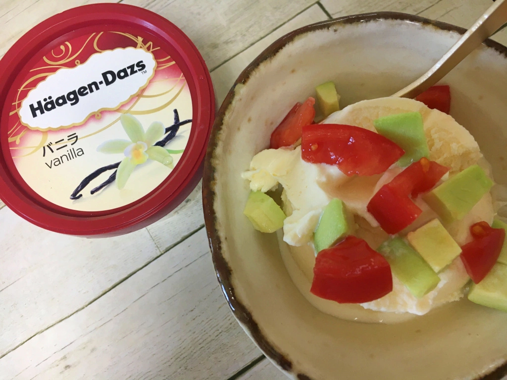 Haagen Dazs Japan Recommends Ice Cream With Tomato And Avocado So We Trust Them And Try It Soranews24 Japan News