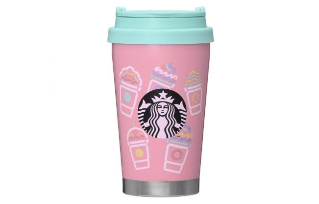 Starbucks Cup Pink Sakura Cute Cat Glass Straw Liminted Edition